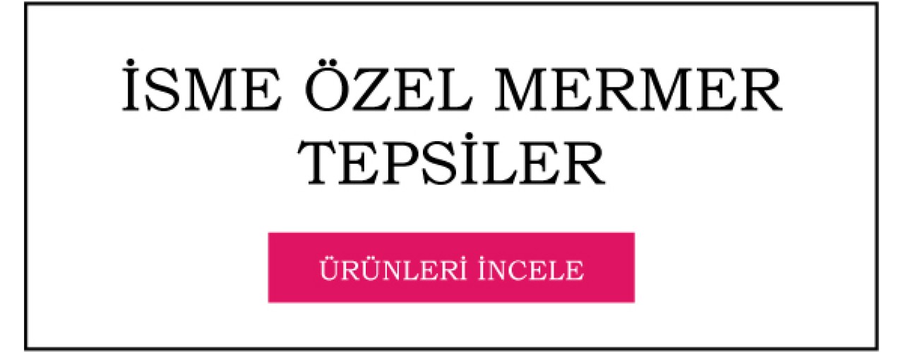 Mermer Sunum Tepsileri