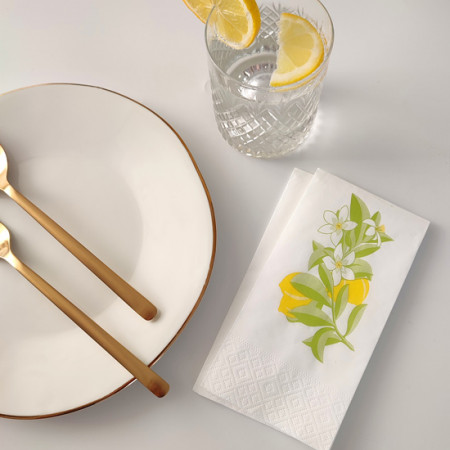 Lemon Baskılı Peçete 24'lü Paket