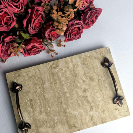 Bians Mermer Söz-Nişan Tepsisi 20*30